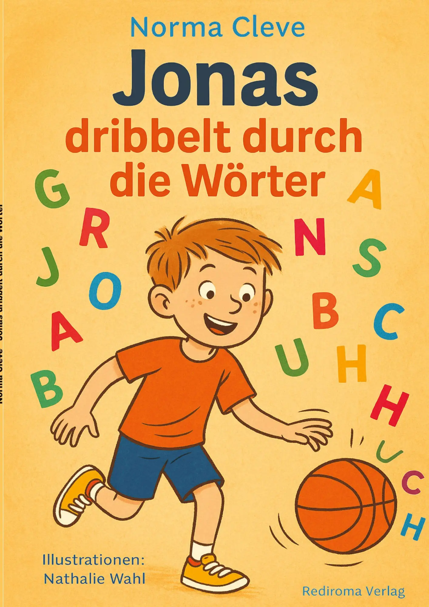 Cover: 9783988859693 | Jonas dribbelt durch die Wörter | Kinderbuch und Begleitheft | Cleve