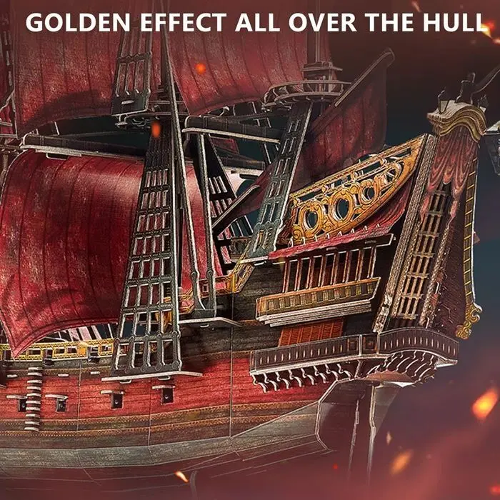 Bild: 7640409429793 | CUBICFUN - 3D Puzzle Queen Annes Revenge 391 Teile | Spiel | 664040
