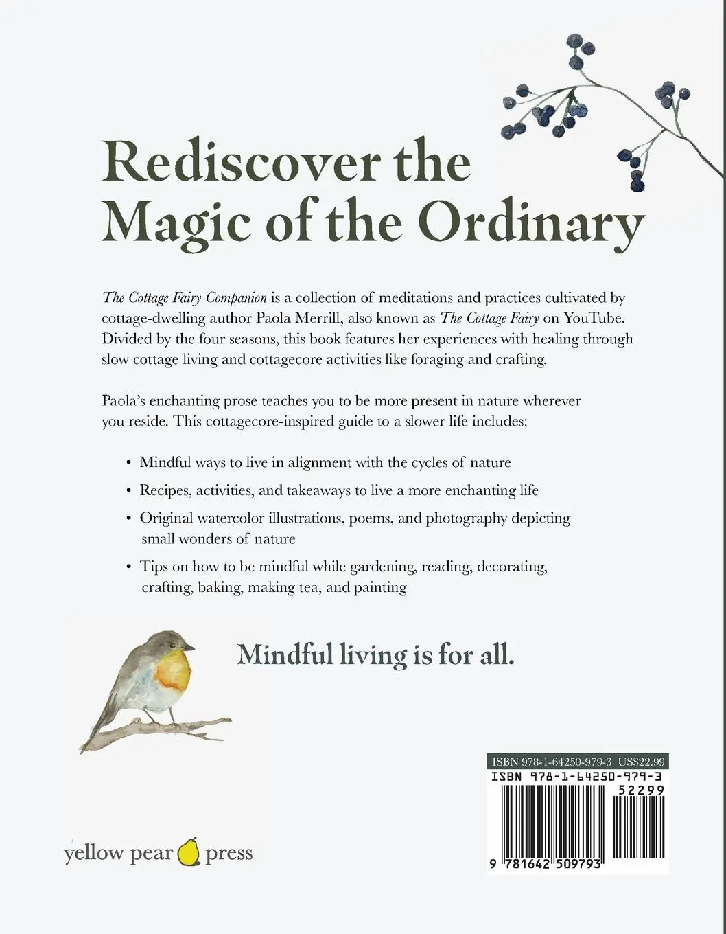 Rückseite: 9781642509793 | The Cottage Fairy Companion | Paola Merrill | Taschenbuch | Englisch