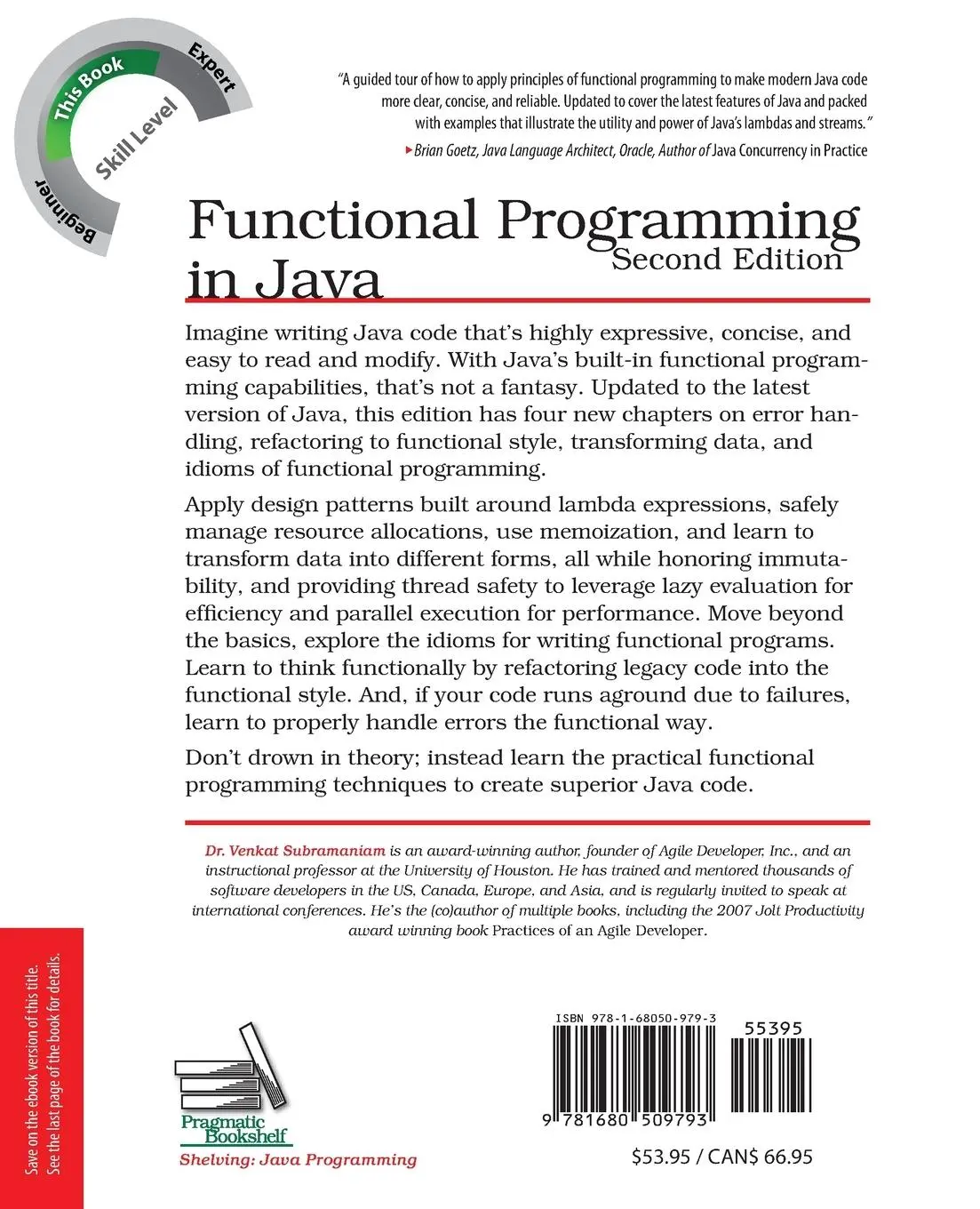 Rückseite: 9781680509793 | Functional Programming in Java | Venkat Subramaniam | Taschenbuch