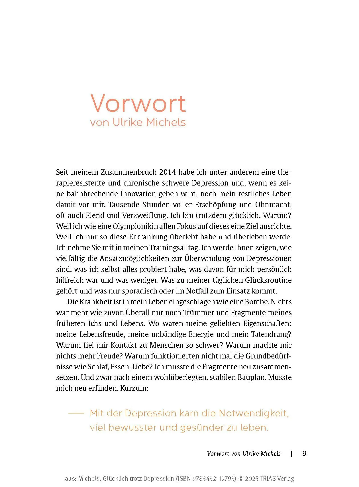 Bild: 9783432119793 | Glücklich trotz Depression | Ulrike Michels | Taschenbuch | 256 S.