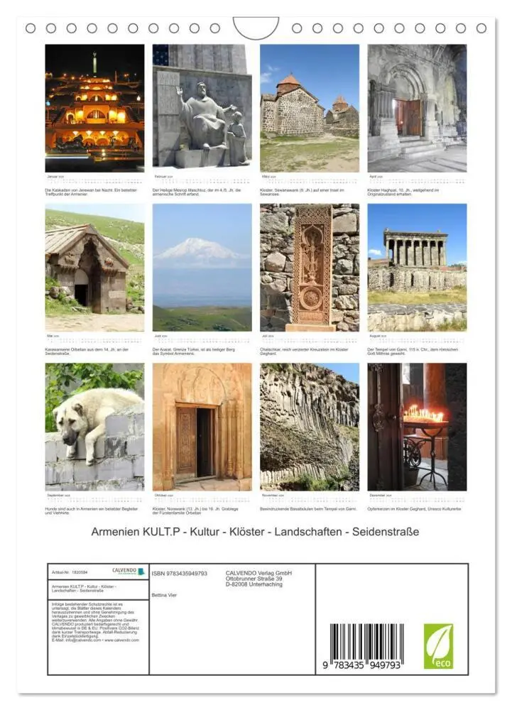 Bild: 9783435949793 | Armenien KULT.P - Kultur - Klöster - Landschaften - Seidenstraße...