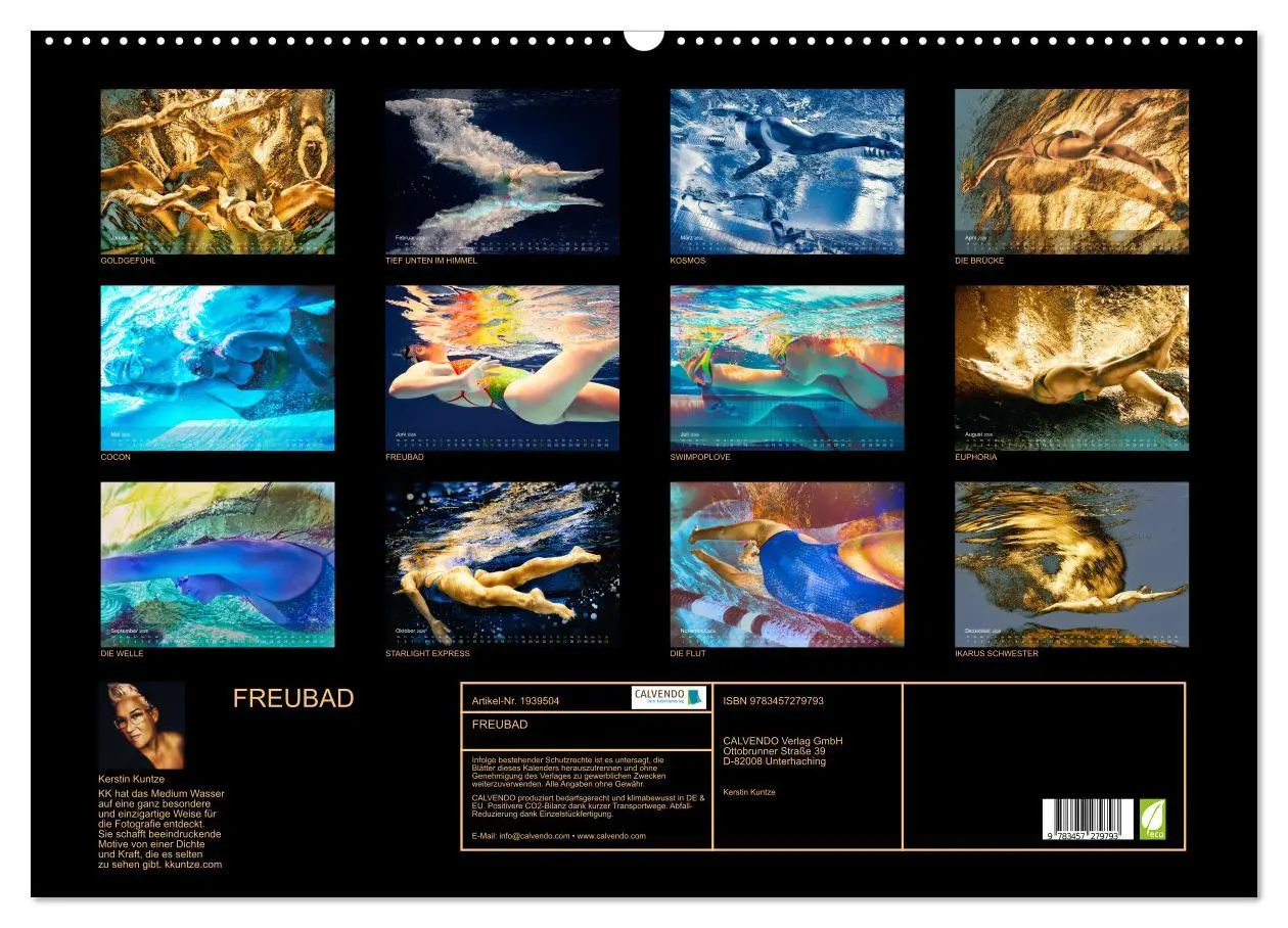 Bild: 9783457279793 | FREUBAD (Wandkalender 2026 DIN A2 quer), CALVENDO Monatskalender