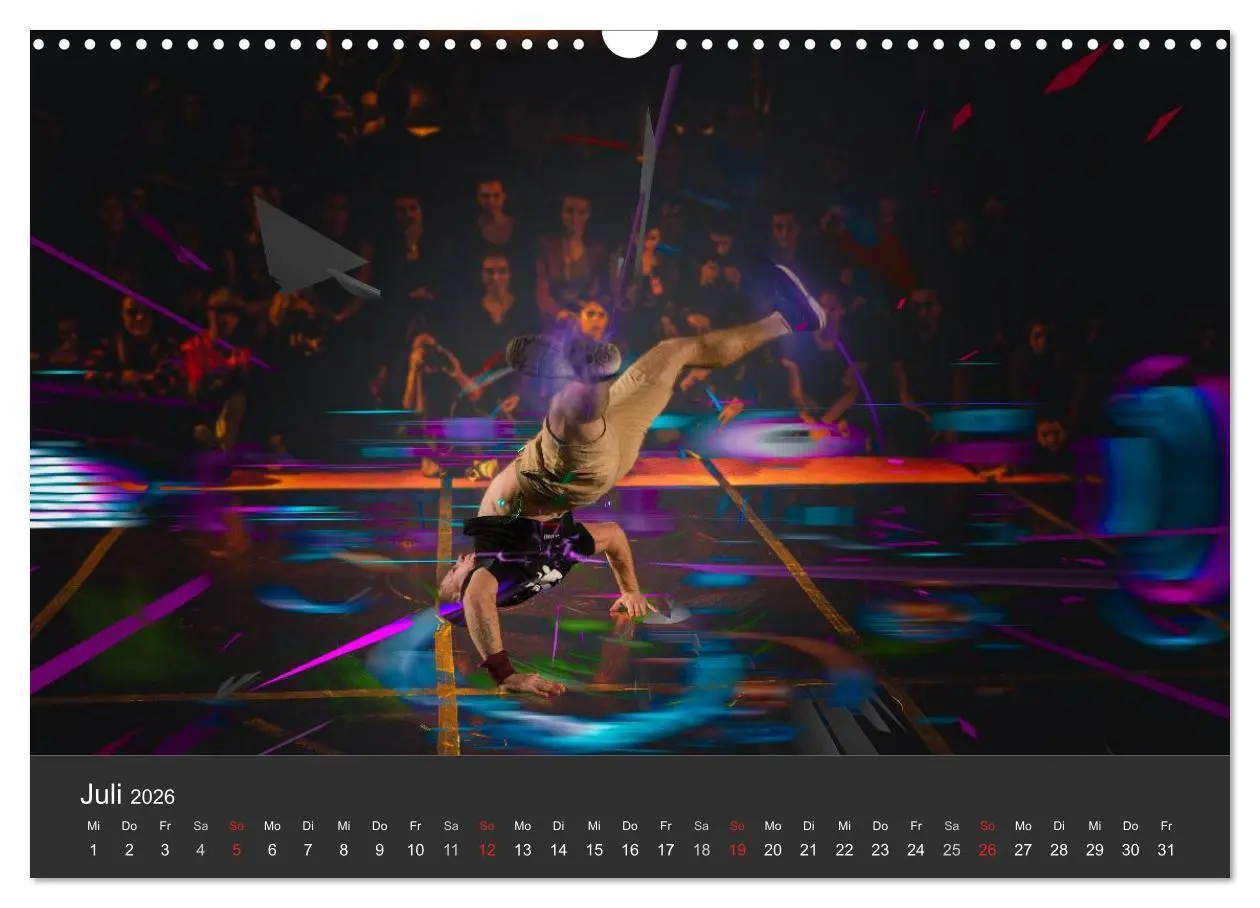 Bild: 9783457969793 | Break Dance B-boys &amp; B-girls (Wandkalender 2026 DIN A3 quer),...