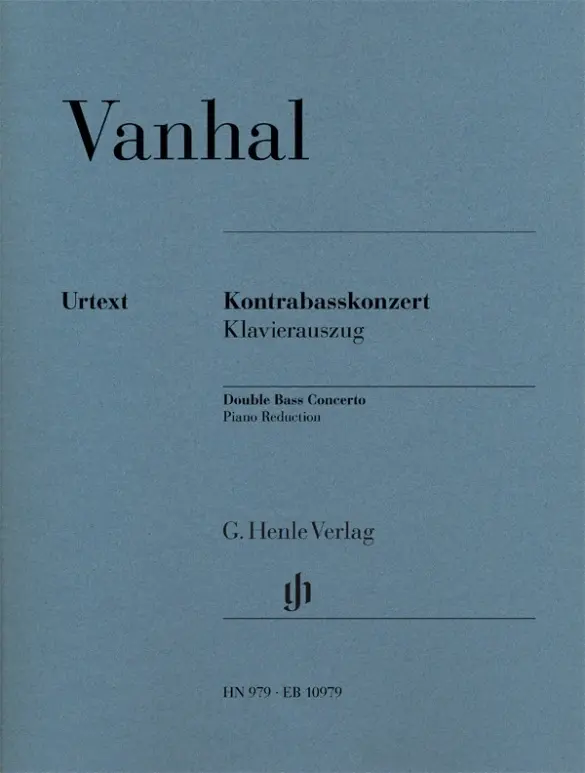 Cover: 9790201809793 | Kontrabasskonzert | Klavierauszug | Johann Baptist Vanhal | Buch