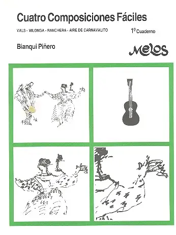 Cover: 9790698829793 | 4 Composiciones Faciles - 1R Cuaderno | Bianqui Pinero | Buch