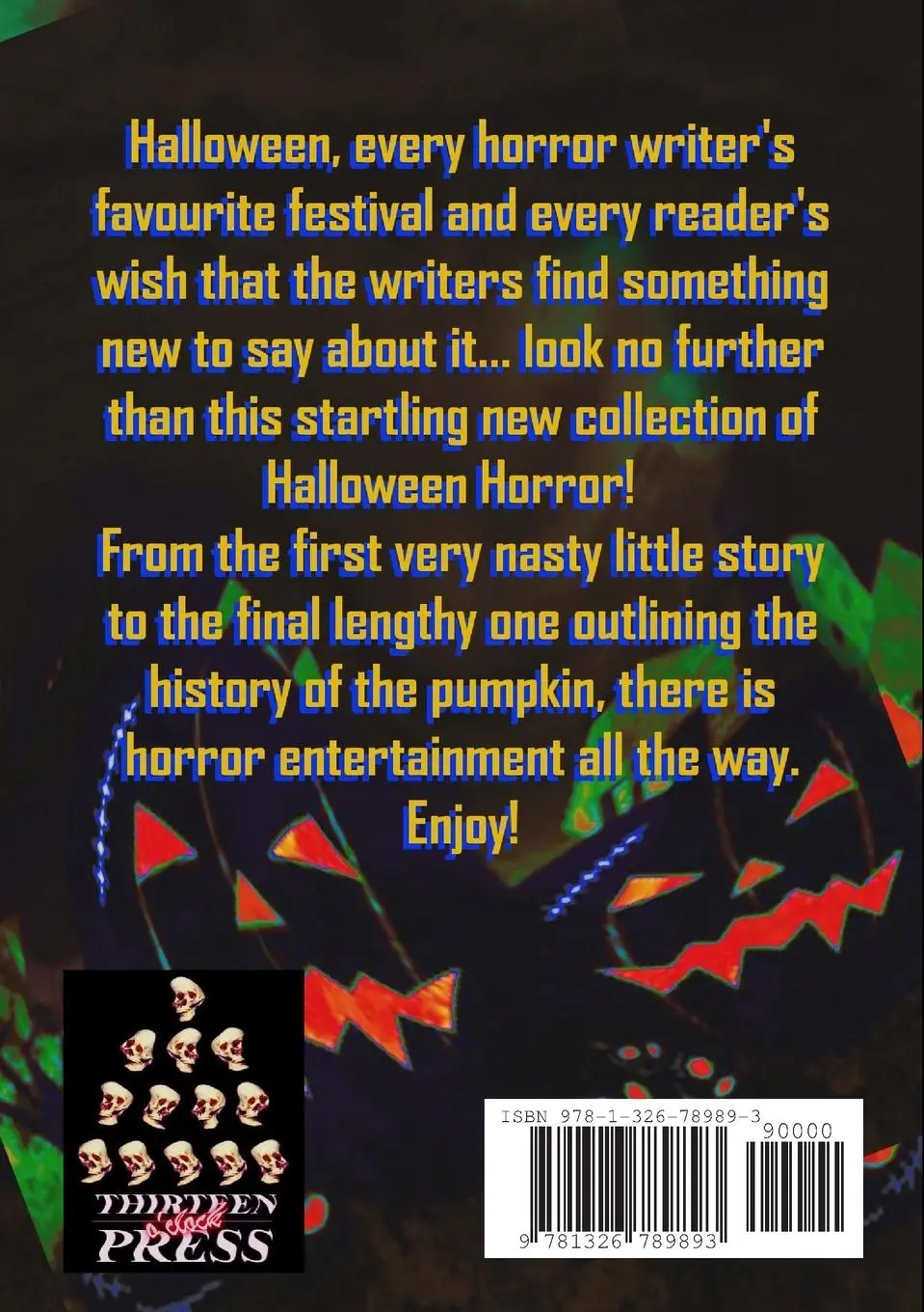Rückseite: 9781326789893 | Jack O'Lanterns | Thirteen O'Clock Press | Taschenbuch | Englisch