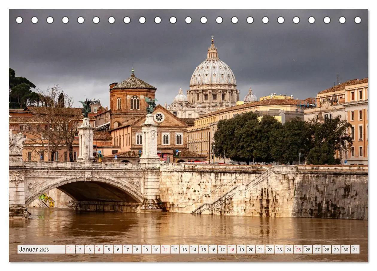 Bild: 9783457269893 | Italien - Rom (Tischkalender 2026 DIN A5 quer), CALVENDO...