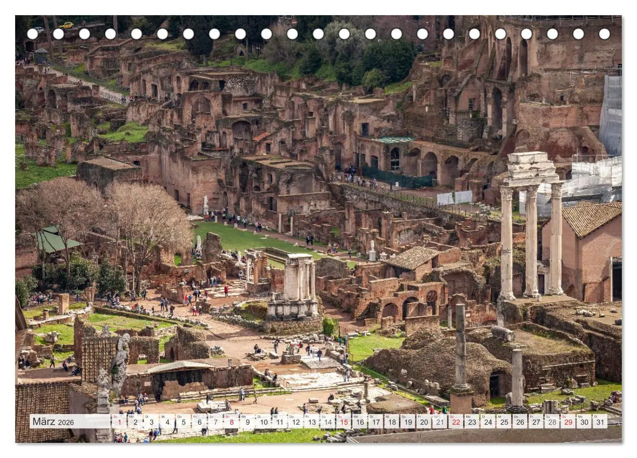 Bild: 9783457269893 | Italien - Rom (Tischkalender 2026 DIN A5 quer), CALVENDO...