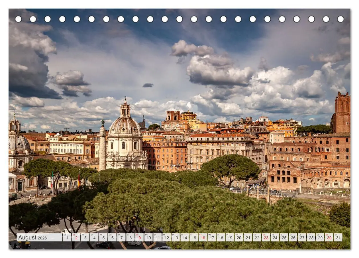 Bild: 9783457269893 | Italien - Rom (Tischkalender 2026 DIN A5 quer), CALVENDO...