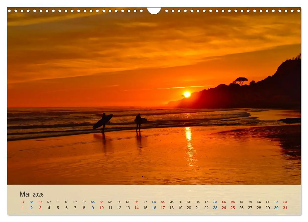 Bild: 9783457649893 | Wenn die Sonne unter geht (Wandkalender 2026 DIN A3 quer), CALVENDO...
