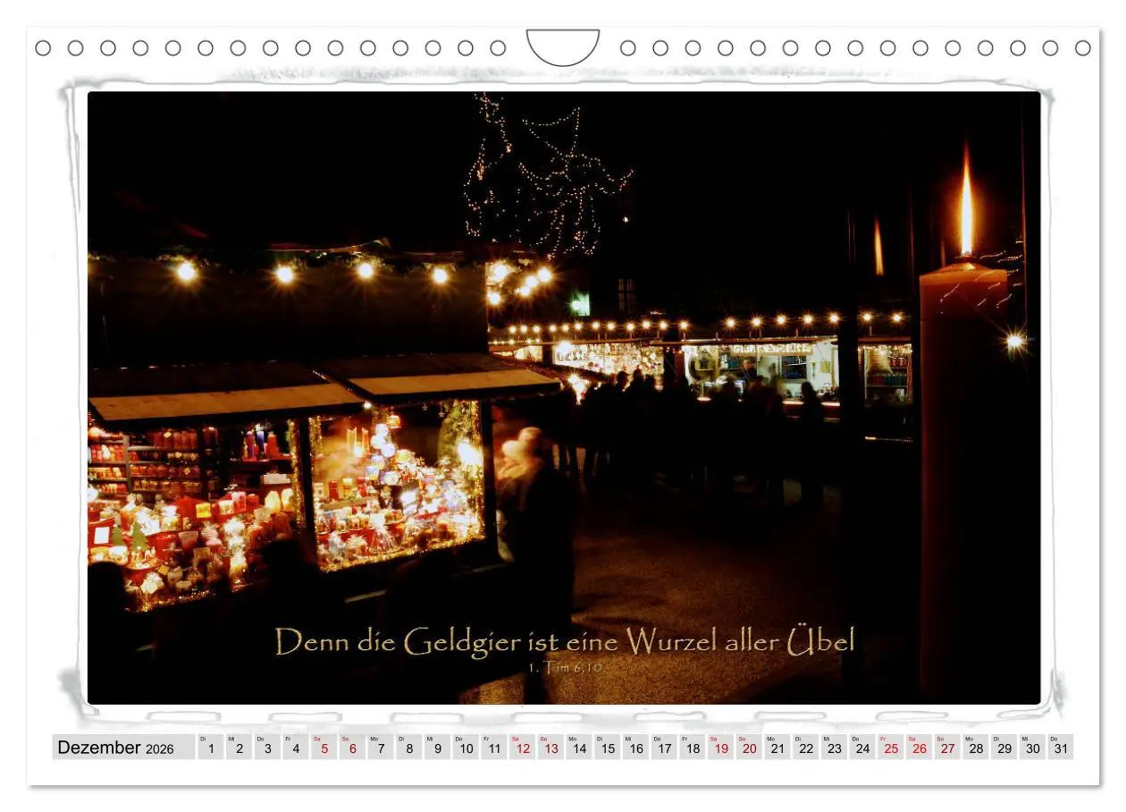 Bild: 9783457889893 | Biblische Sprüche und Verse (Wandkalender 2026 DIN A4 quer),...