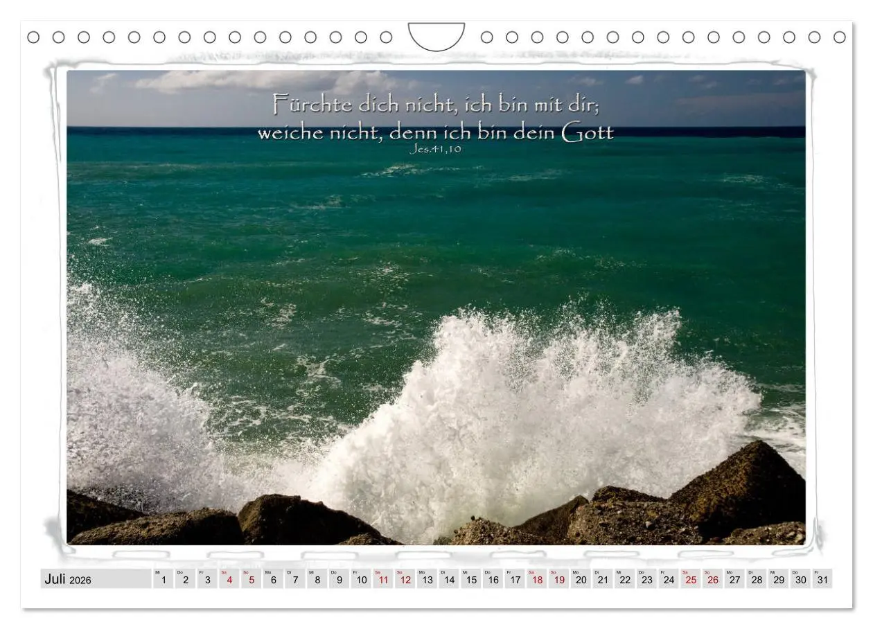 Bild: 9783457889893 | Biblische Sprüche und Verse (Wandkalender 2026 DIN A4 quer),...