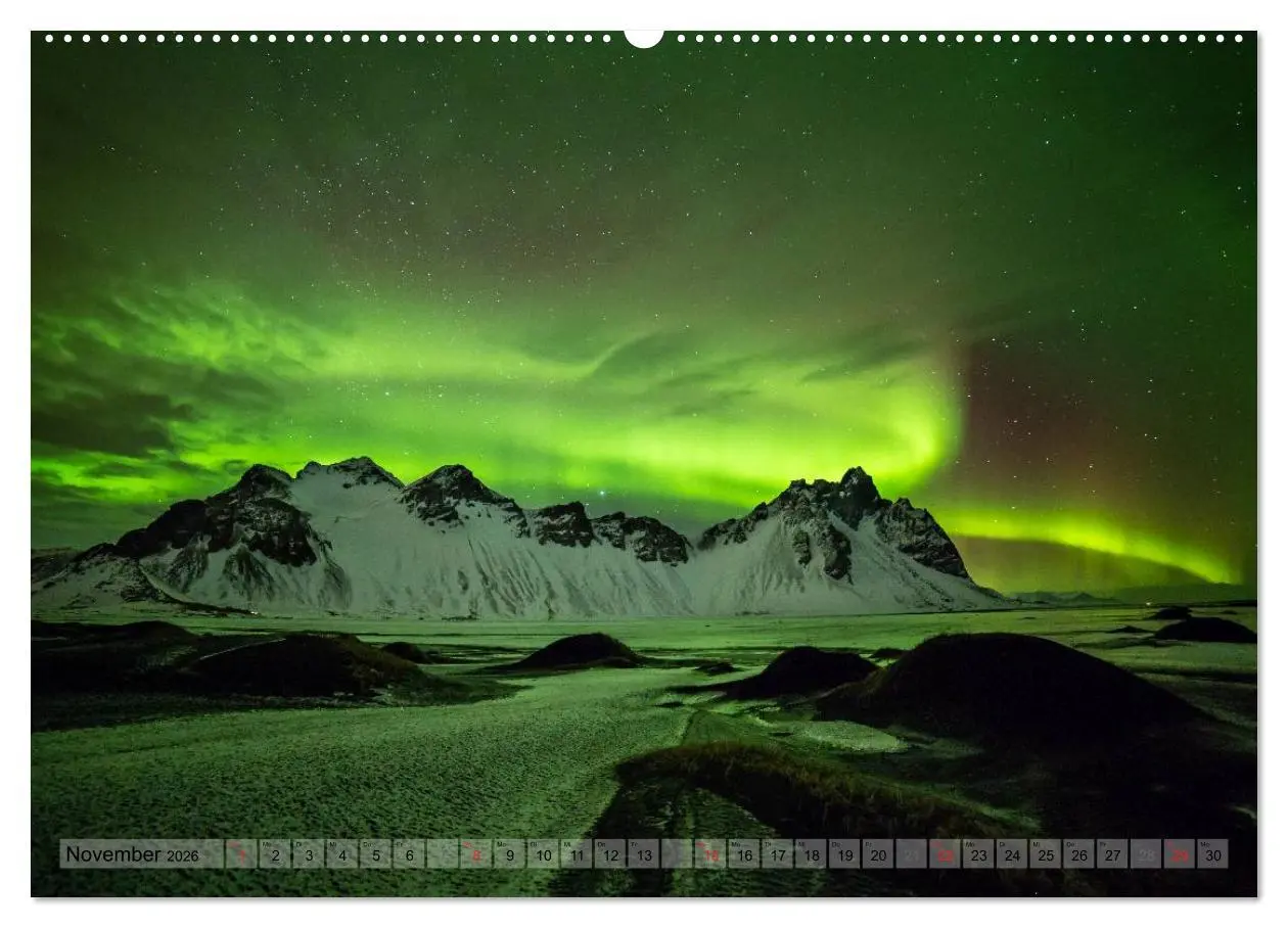 Bild: 9783457959893 | Island im Winter (Wandkalender 2026 DIN A2 quer), CALVENDO...