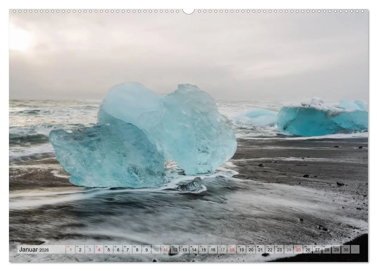 Bild: 9783457959893 | Island im Winter (Wandkalender 2026 DIN A2 quer), CALVENDO...