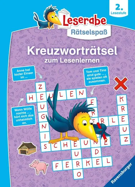 Cover: 9783473489893 | Ravensburger Leserabe Rätselspaß - Kreuzworträtsel zum Lesenlernen... Cover: 9783473489893 | Ravensburger Leserabe Rätselspaß - Kreuzworträtsel zum Lesenlernen...