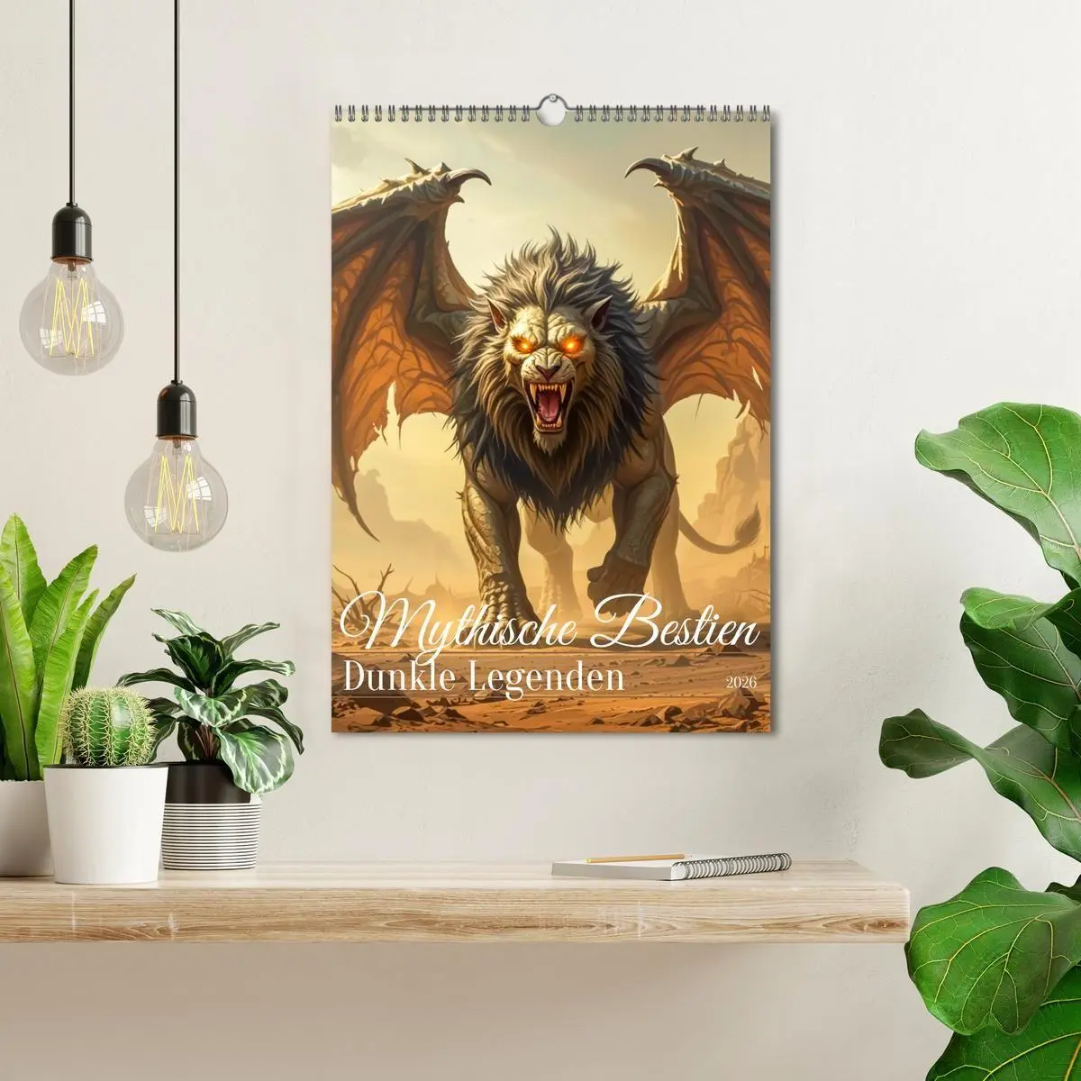 Bild: 9783516669893 | Mythische Bestien - Dunkle Legenden (Wandkalender 2026 DIN A3...