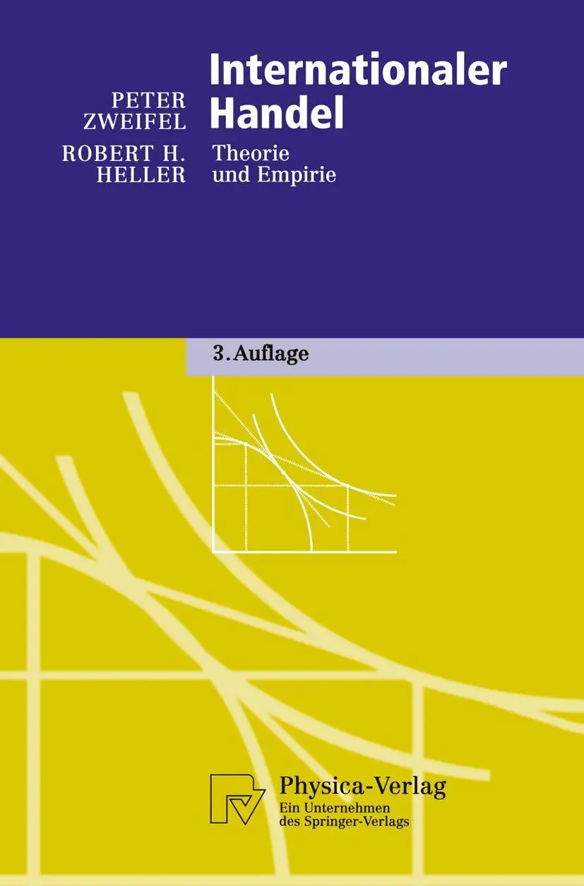 Cover: 9783790809893 | Internationaler Handel | Theorie und Empirie | Peter Zweifel (u. a.)