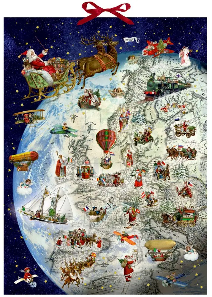 Cover: 4050003719993 | Wandkalender - Der Dienstplan des Weihnachtsmanns | Barbara Behr