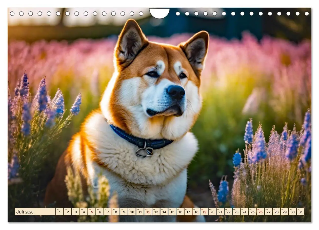 Bild: 9783457329993 | Akita Inu - Inbegriff der Treue (Wandkalender 2026 DIN A4 quer),...