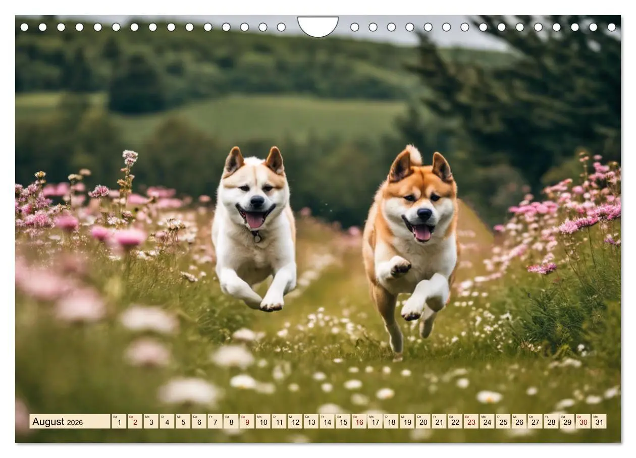 Bild: 9783457329993 | Akita Inu - Inbegriff der Treue (Wandkalender 2026 DIN A4 quer),...