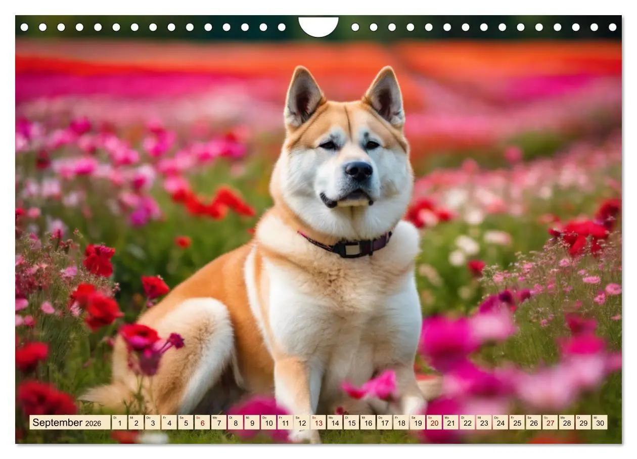 Bild: 9783457329993 | Akita Inu - Inbegriff der Treue (Wandkalender 2026 DIN A4 quer),...