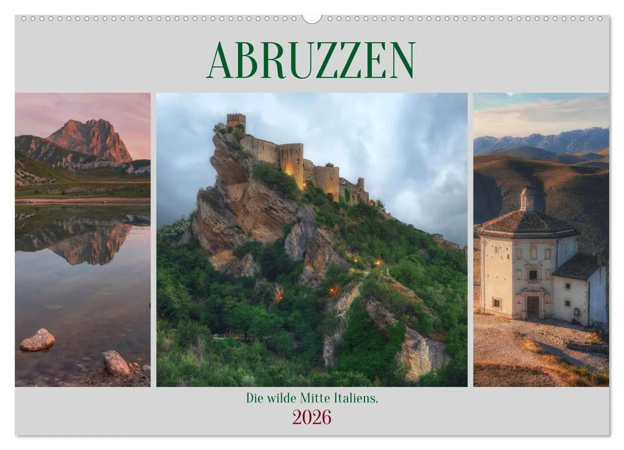 Cover: 9783457569993 | Abruzzen - Die wilde Mitte Italiens (Wandkalender 2026 DIN A2...