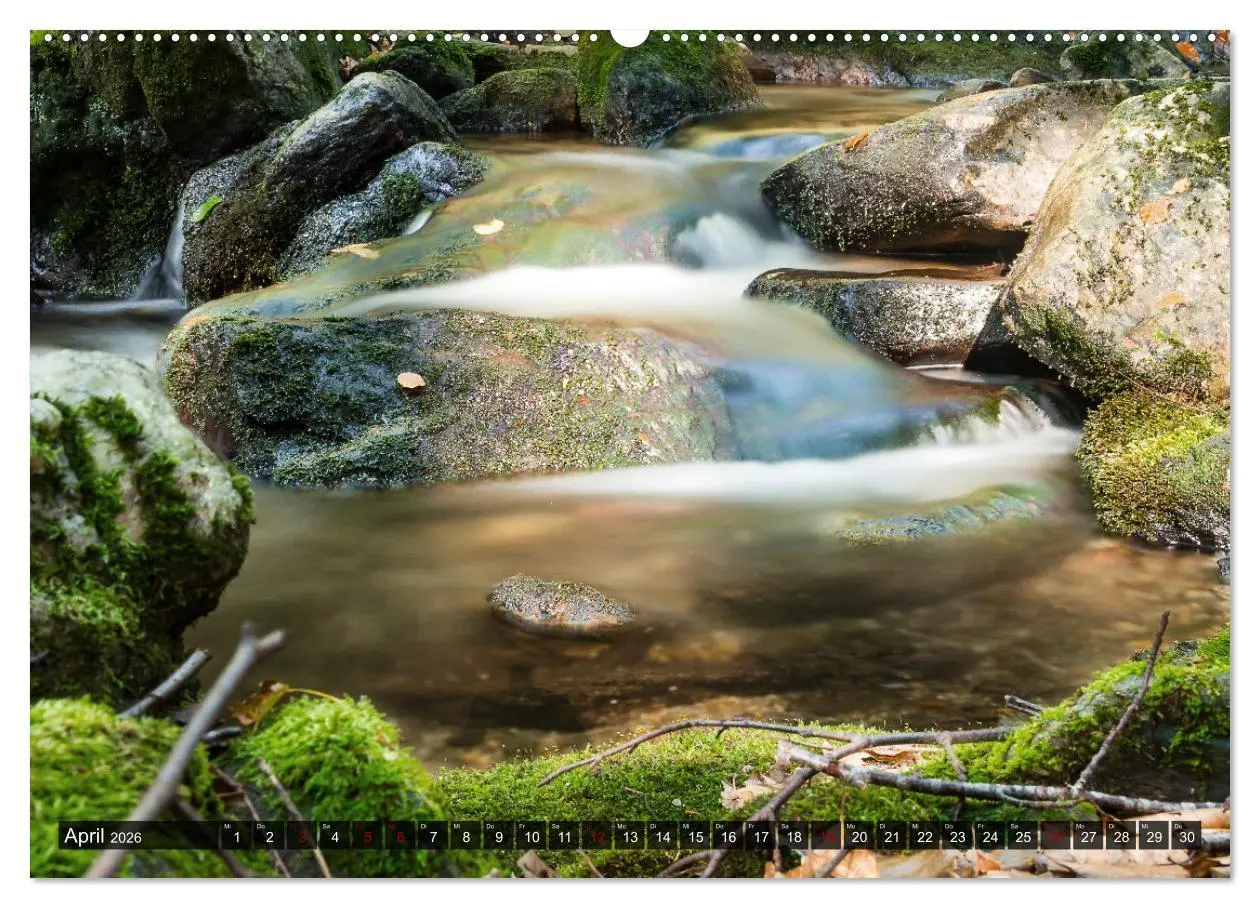 Bild: 9783457639993 | Bewegtes Wasser (Wandkalender 2026 DIN A2 quer), CALVENDO...