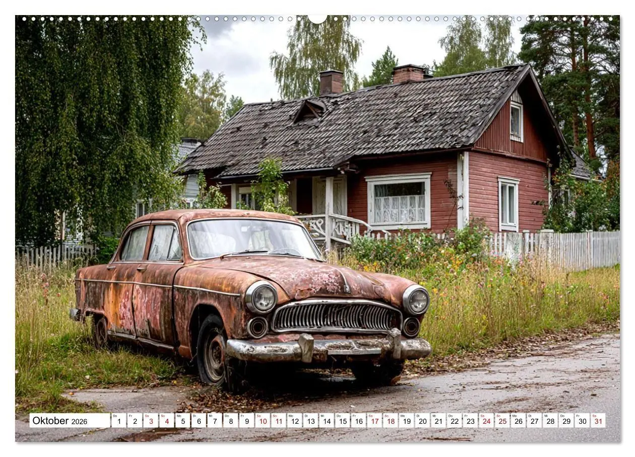 Bild: 9783516659993 | Rost trifft Nostalgie (Wandkalender 2026 DIN A2 quer), CALVENDO...