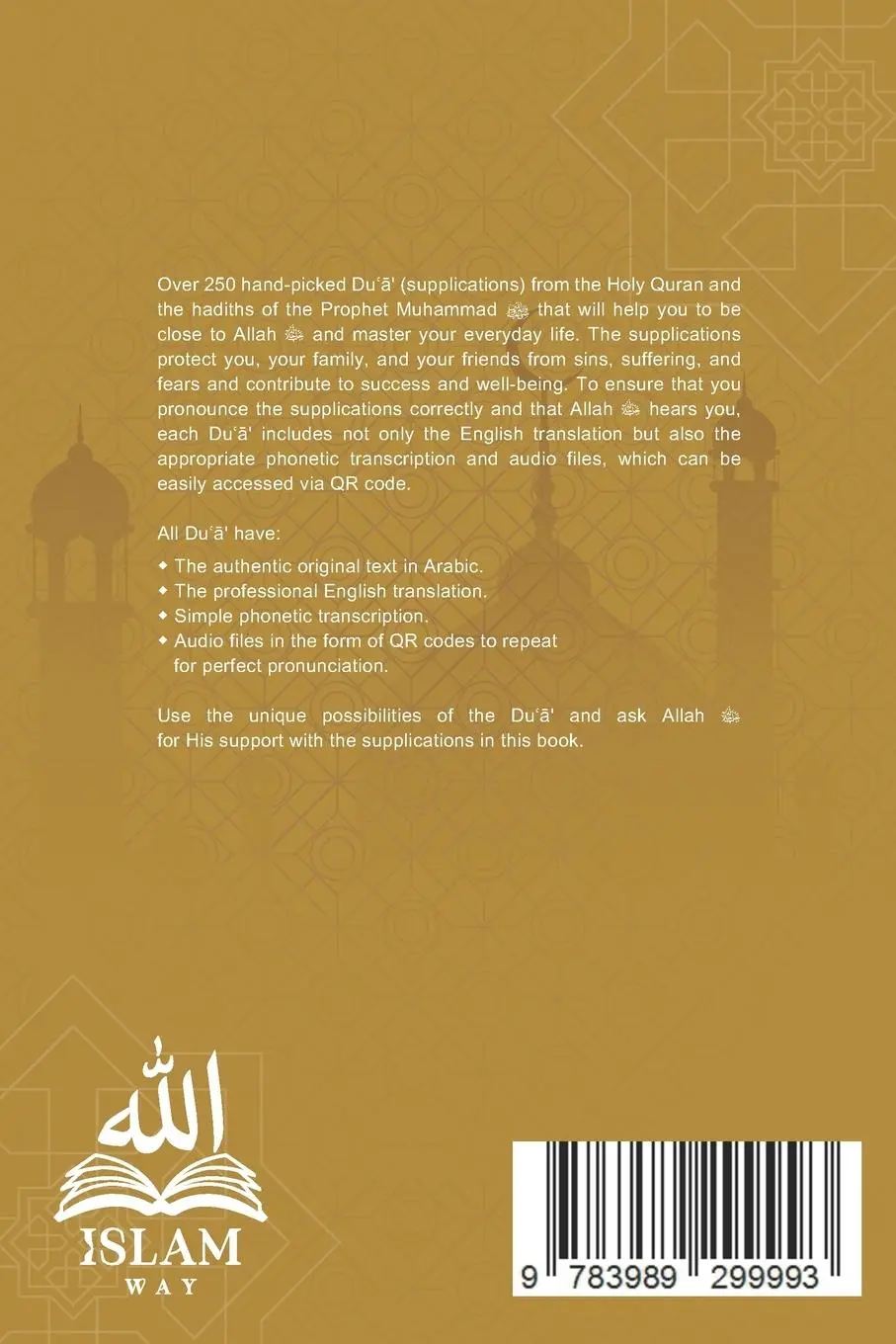 Rückseite: 9783989299993 | The Dua book for living in accordance with Islam | Islam Way (u. a.)