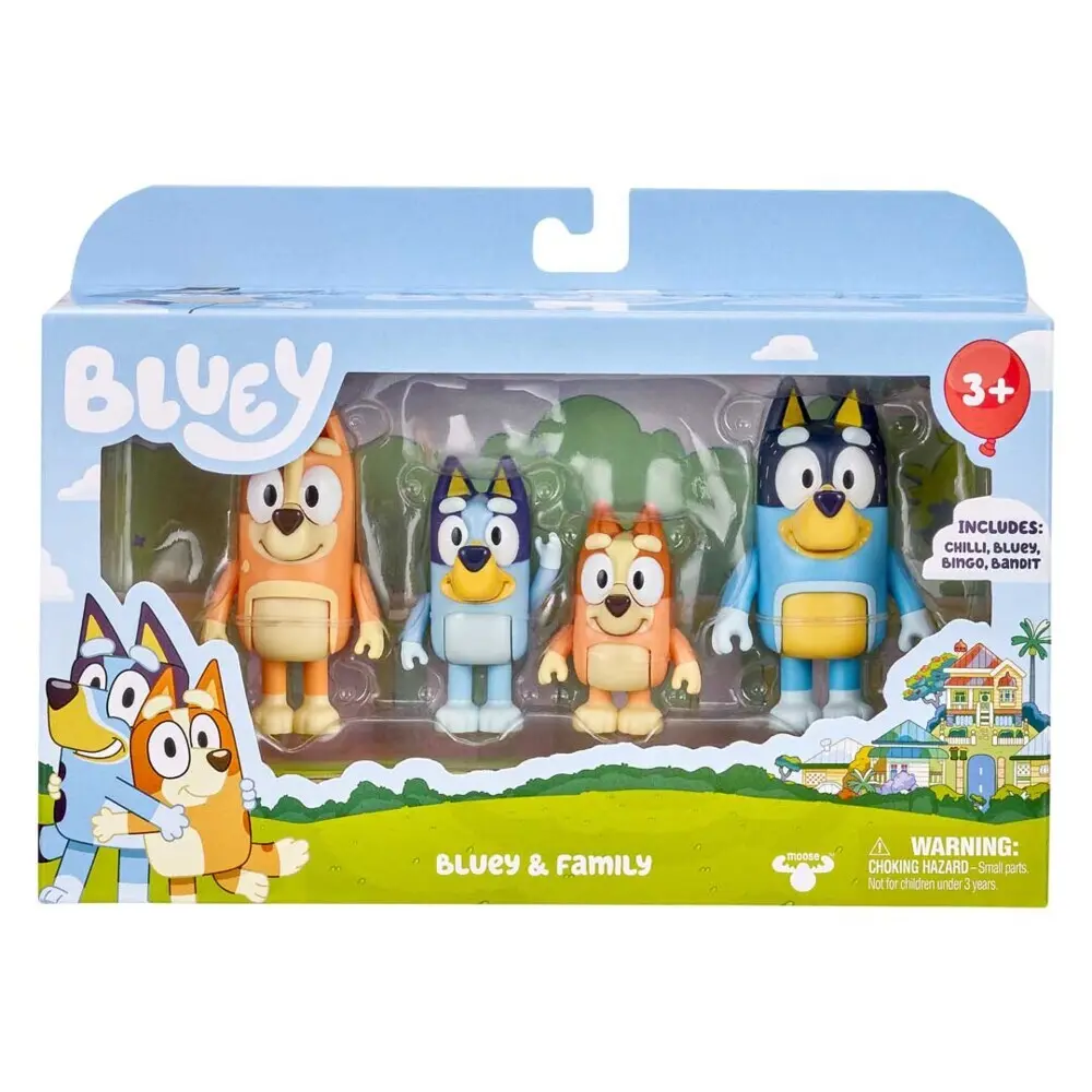 Cover: 630996130094 | BLUEY Figuren-4er-Pack (Familie) | 300157 | Deutsch | 2024 | InVento