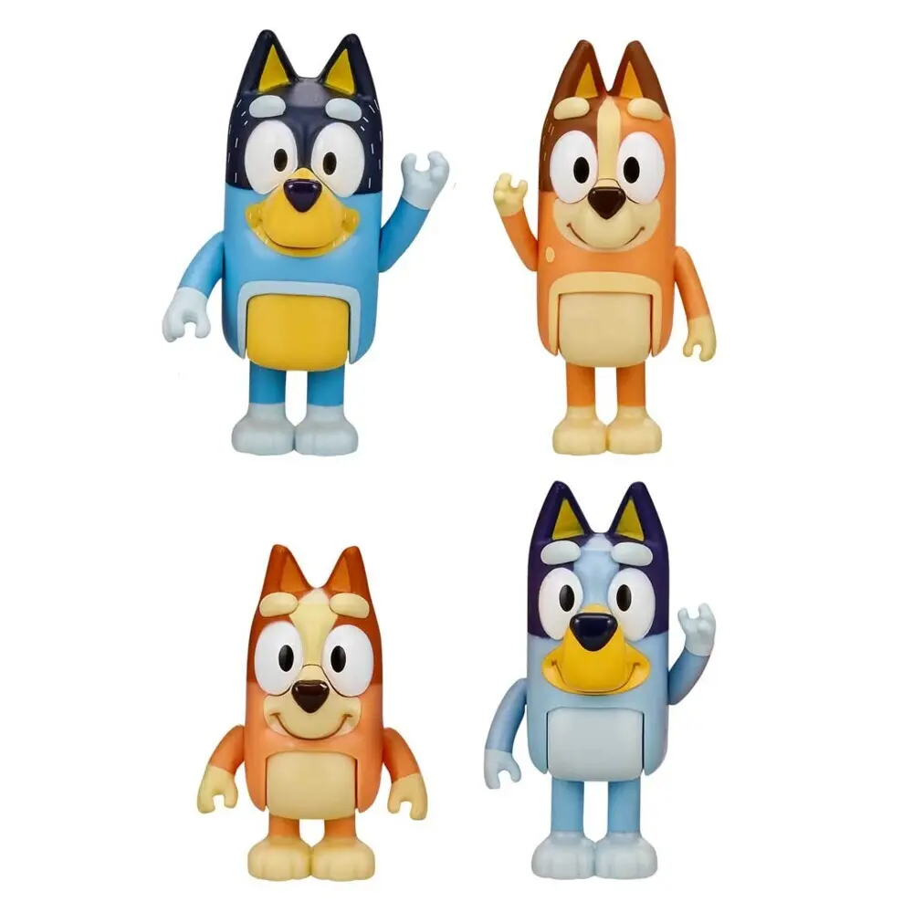 Bild: 630996130094 | BLUEY Figuren-4er-Pack (Familie) | 300157 | Deutsch | 2024 | InVento