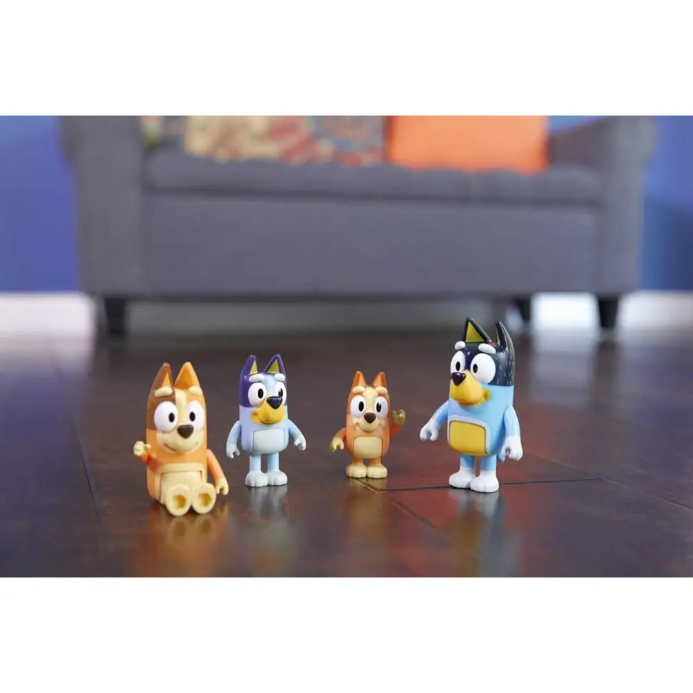 Bild: 630996130094 | BLUEY Figuren-4er-Pack (Familie) | 300157 | Deutsch | 2024 | InVento