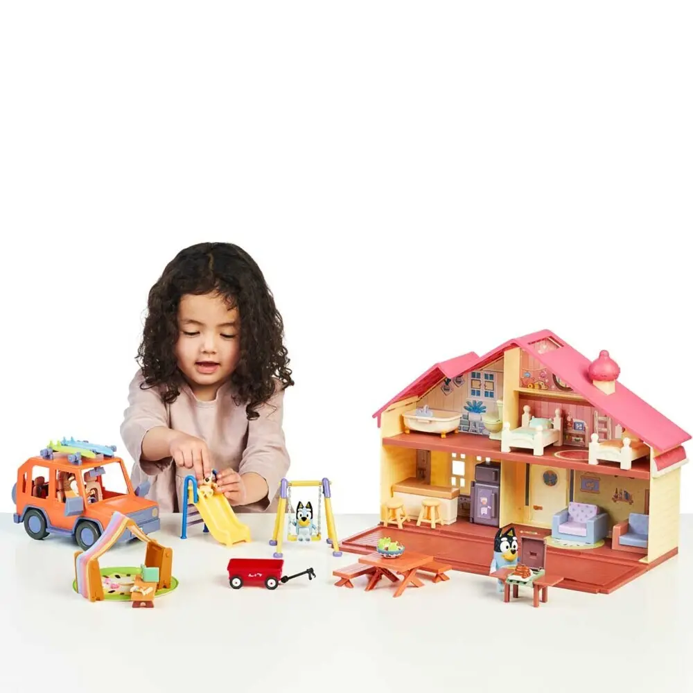 Bild: 630996130094 | BLUEY Figuren-4er-Pack (Familie) | 300157 | Deutsch | 2024 | InVento