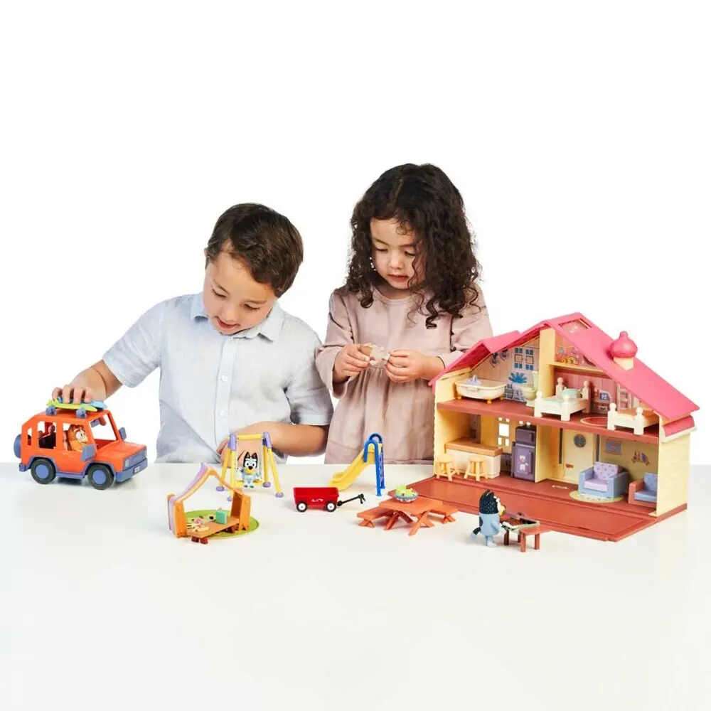Bild: 630996130094 | BLUEY Figuren-4er-Pack (Familie) | 300157 | Deutsch | 2024 | InVento
