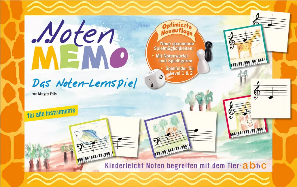 Cover: 4013127010094 | Noten Memo | Das Noten-Lernspiel | Margret Feils | SET | 559-01009