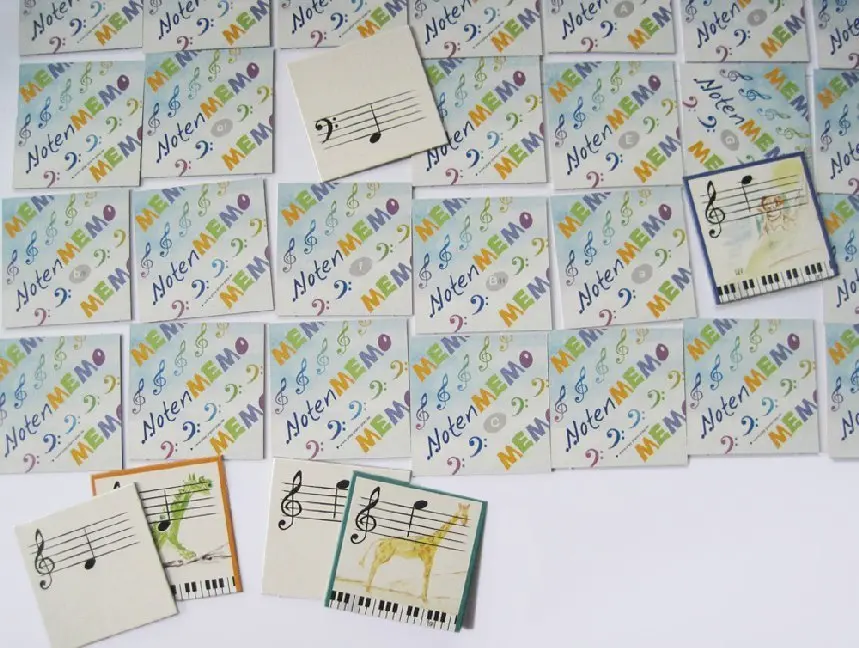 Bild: 4013127010094 | Noten Memo | Das Noten-Lernspiel | Margret Feils | SET | 559-01009