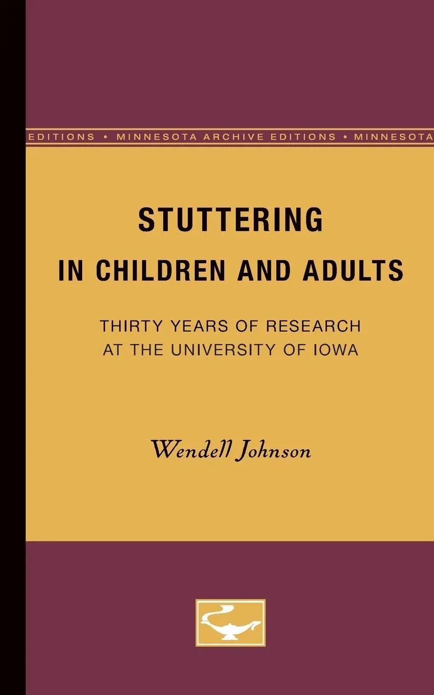 Cover: 9780816660094 | Stuttering in Children and Adults | Wendell Johnson | Taschenbuch
