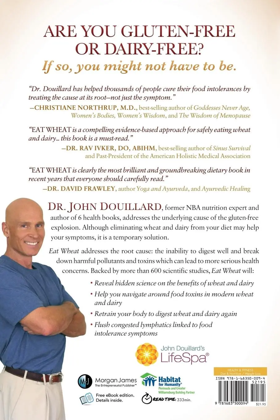 Rückseite: 9781683500094 | Eat Wheat | John Douillard | Taschenbuch | Paperback | Englisch | 2017