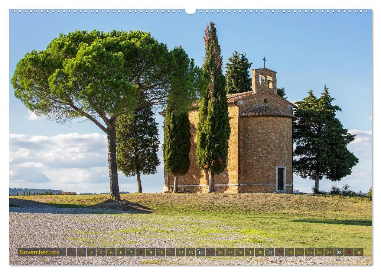 Bild: 9783457750094 | Faszination Toskana (Wandkalender 2026 DIN A2 quer), CALVENDO...