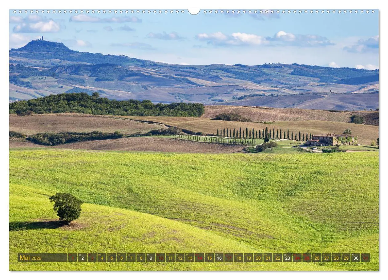 Bild: 9783457750094 | Faszination Toskana (Wandkalender 2026 DIN A2 quer), CALVENDO...