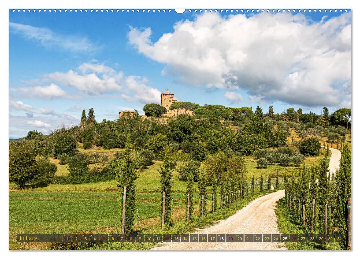 Bild: 9783457750094 | Faszination Toskana (Wandkalender 2026 DIN A2 quer), CALVENDO...
