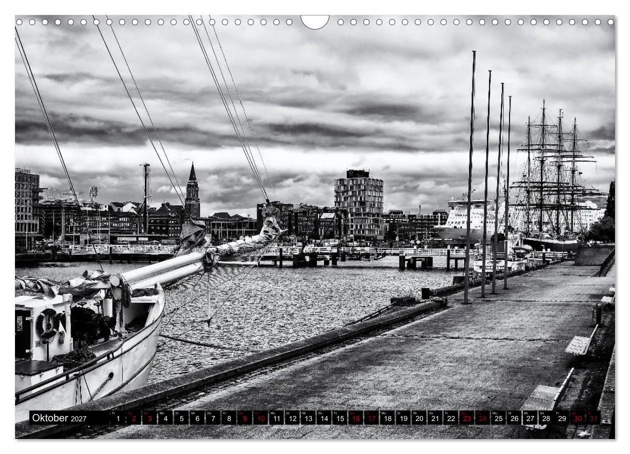 Bild: 9783569860094 | Ein Blick auf Kiel (Wandkalender 2027 DIN A3 quer), CALVENDO...