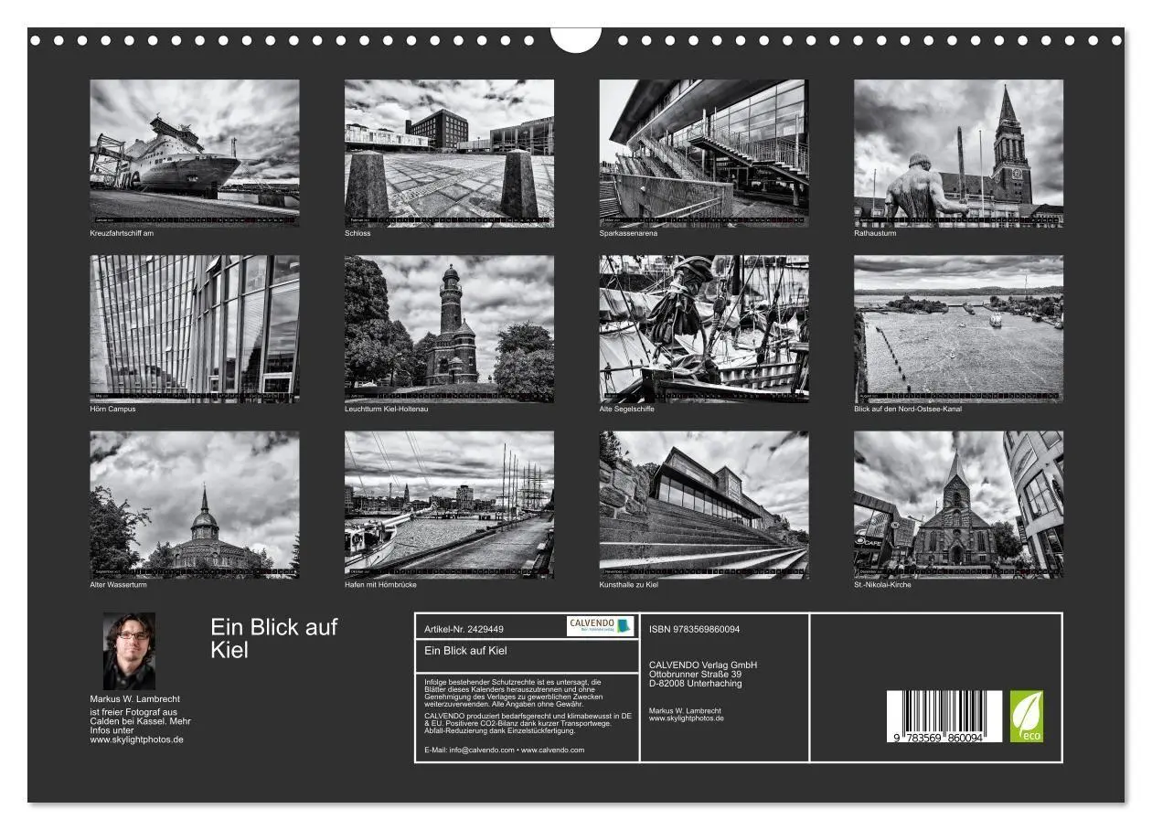 Bild: 9783569860094 | Ein Blick auf Kiel (Wandkalender 2027 DIN A3 quer), CALVENDO...