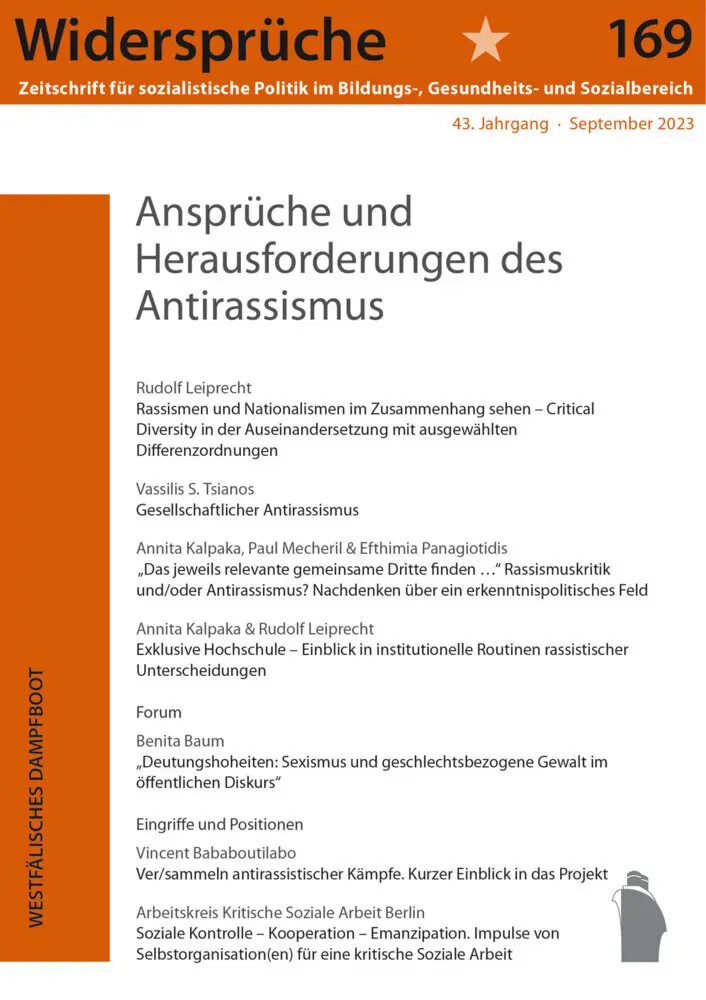 Cover: 9783986340094 | Ansprüche und Herausforderungen des Antirassismus | Widersprüche