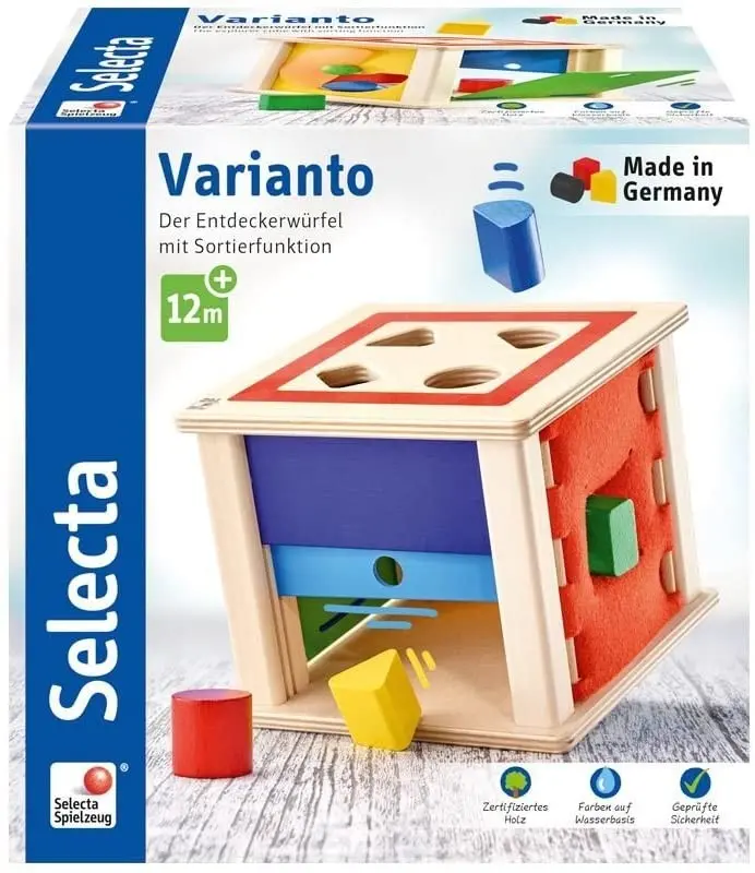 Cover: 4060848620194 | Selecta 62019 - Varianto, Sortier- und Steckbox, Holz, 15 cm | 62019