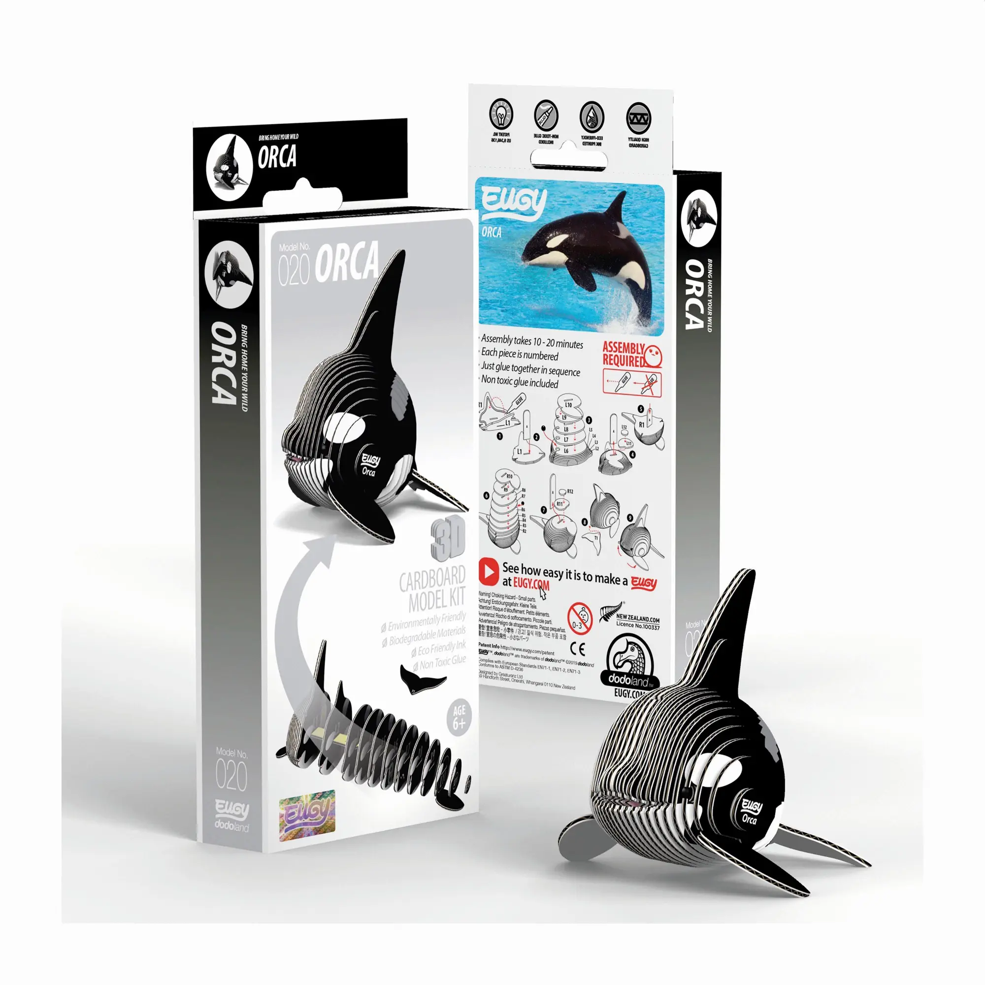 Cover: 9421035150194 | EUGY - 3D Bastelset Orka | Eugy | Kit (Bastelset) | 650020 | Deutsch