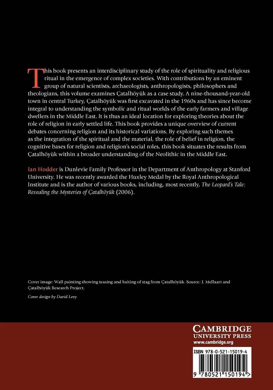 Rückseite: 9780521150194 | Religion in the Emergence of Civilization | Catalhoyuk as a Case Study