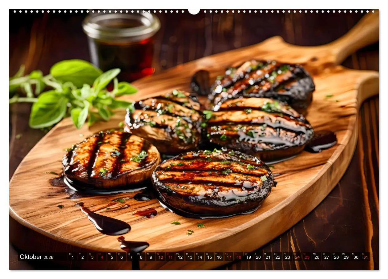 Bild: 9783457500194 | BBQ Feuerzauber - Grillkalender (hochwertiger Premium Wandkalender...