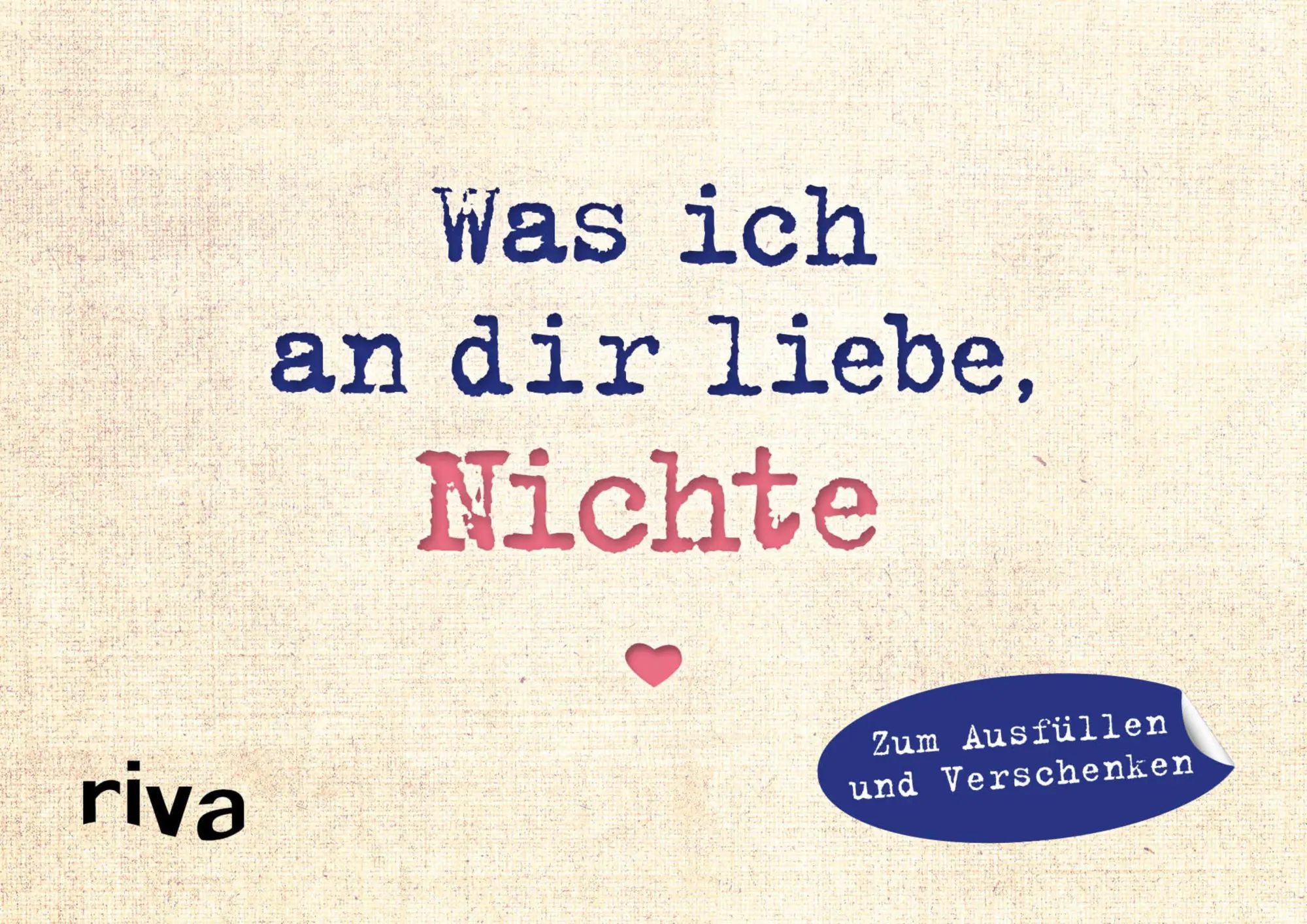 Cover: 9783742310194 | Was ich an dir liebe, Nichte - Miniversion | Alexandra Reinwarth